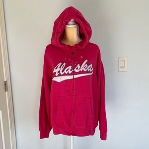 Hot Pink Large Alaska Hoodie